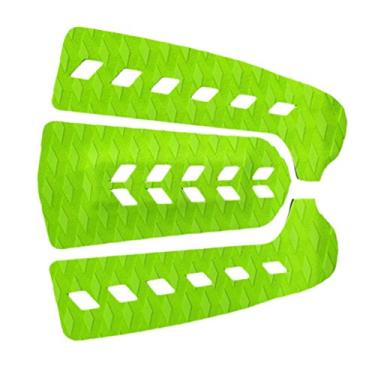 Imagem de menolana 3 peças de almofada de tração para prancha de surfe, EVA, skimboard, agarra para todas as pranchas - pranchas de surfe, pranchas, longboards, skimboards - 3 cores - verde