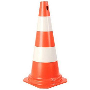 Imagem de CONE SINALIZAD 75CM LAR/BCO