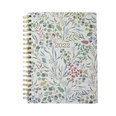 Imagem de Fringe Studio Agenda espiral 2022, agosto de 2021 a dezembro de 2022, 17 meses, capa de papel, eucalipto azul (844142)