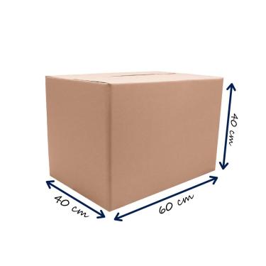 Imagem de 10 Caixas Papelão Mudança Embalagem 60x40x40cm