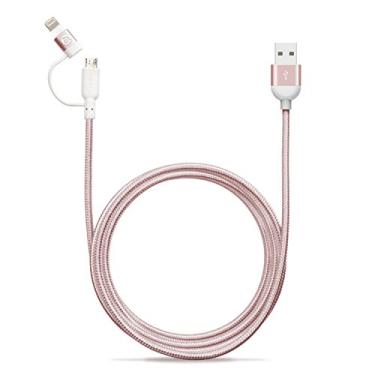 Imagem de Cabo Duo 120cm iPhone/iPad, Adam elements, Outros Acessórios para Notebooks, Rose Gold