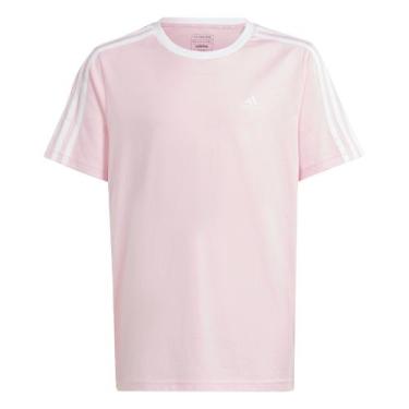 Imagem de Camiseta Algodão Folgada Essentials Três Listras Boyfriend - Adidas