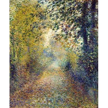 Imagem de Na Floresta de Pierre-Auguste Renoir - 50x61 - Tela Canvas Para Quadro