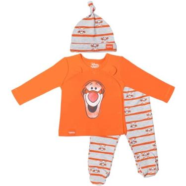 Imagem de Disney Conjunto de 3 peças Winnie The Pooh Tigger para bebês, Tigre, recem nascido
