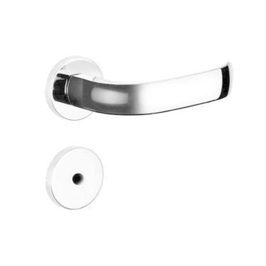 Imagem de Fechadura Banheiro Cromada Soprano Icaro Com Roseta