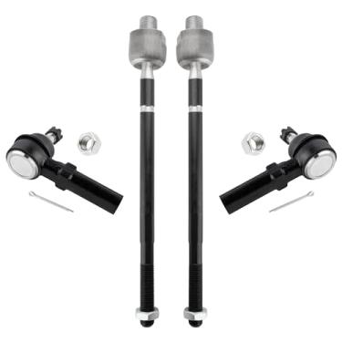 Imagem de MYSMOT EV343 ES2231 Extremidades dianteiras internas e externas para Chevrolet Corvette Cadillac XLR 2004 2005 2006 2007 2008 2009 Chevrolet Corvette 1997 1998 1999 2000-2013, pacote com 4