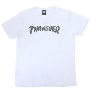 Imagem de Camiseta Masculina Thrasher Skull - BRANCO / M-Masculino