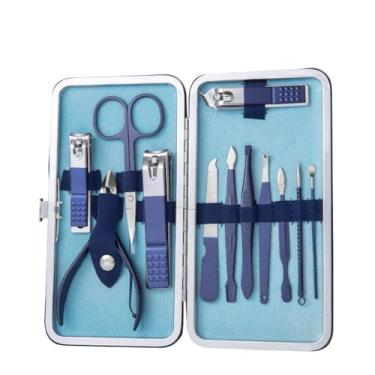 Imagem de Tesoura cortador de unhas conjunto alicate de pele morta alicate de corte de unhas faca pedicure sulco do prego ferramenta de manicure, 3