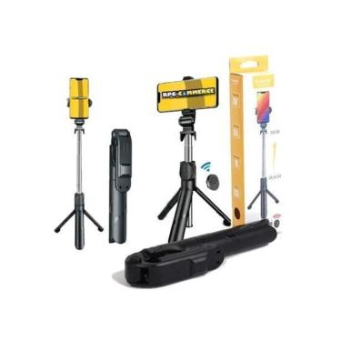 Imagem de Bastão Bolso Tripé Selfie Bluetooth Retrátil Todos Celular