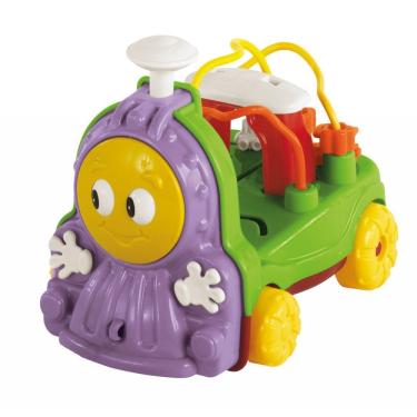 Imagem de Brinquedo Didático Donka Trem Trenzinho Interativo Com Sons Educativos - Tateti