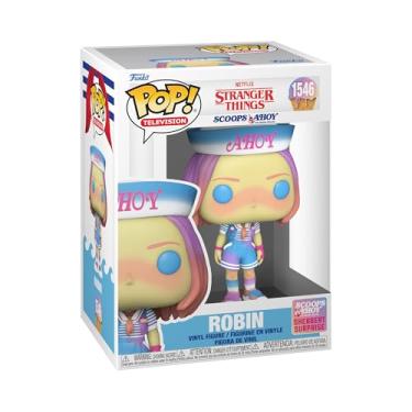 Imagem de Funko Pop! TV: Stranger Things - Robin - (Scoops Ahoy) - Figura de vinil colecionável - ideia de presente- Mercadoria oficial - brinquedos para crianças e adultos - Fãs de TV