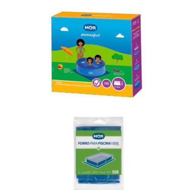 Imagem de Kit Piscina Inflável 1000L + Forro 1000L  Mor, Piscina Inflável 1000L 