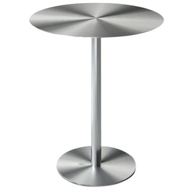 Imagem de Mesa de bar redonda de bistrô, mesa alta moderna, mesa de jantar, sofá, mesa lateral para sala de estar, sala de jantar, balcão de pub, mesa de pedra sinterizada