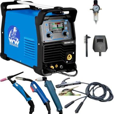 Imagem de Inversora de Solda e Corte 5 em 1 Multicut 255 220V, TIG, MIG, MMA, Corte Plasma Até 12mm, Sinérgica, Rolo de 1 e 5kgs WWSoldas