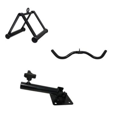 Imagem de Kit Puxador Triângulo E Puxador Bigode E Remada Cavalinho  - Rei do Fi