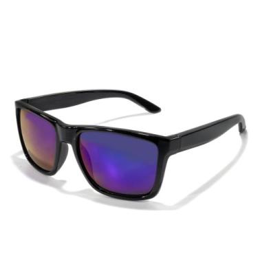 Imagem de Óculos Sol Masculino Justin Emborrachado Proteção Uv400 + Case  - Use 