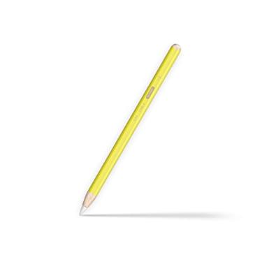 Imagem de Tacky design Película simples de cor sólida compatível com adesivos Apple - Vinil 3 m, película de lápis clássica com bloco de cores básicas, capa para Apple Pencil (2ª geração, amarelo)