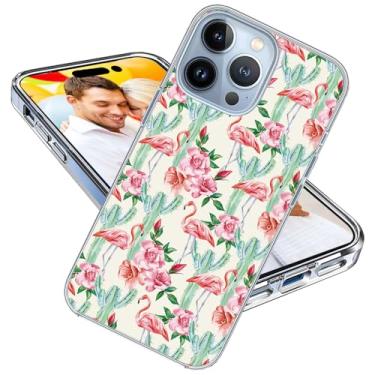 Imagem de Capa para iPhone 14 Pro Max para meninas e mulheres, ARTIOSIT à prova de choque fina fina macia TPU transparente capa protetora para iPhone 14 ProMax 6,7, desenho animado fofo animal menina rosa