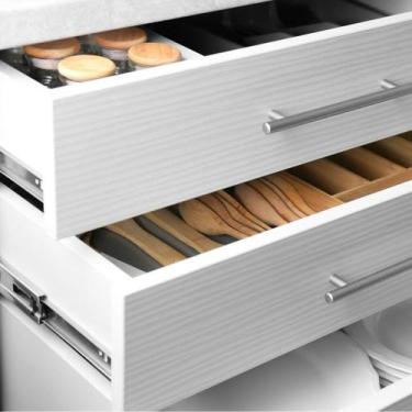 Imagem de Kit 2 Pares De Corrediça Trilho Telescópica Gaveta 40cm 35kg - TN