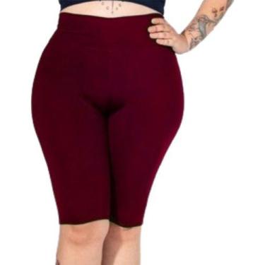 Imagem de Bermuda Fitness Plus Size Cintura Alta Reforçada Dia A Dia - Rivas, Vi