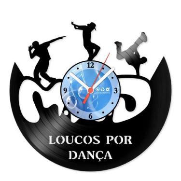 Imagem de Relógio De Parede Disco Vinil Diversos - Loucos por Dança - VDI-311 - 