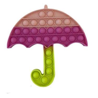 Imagem de Pop It Em Formato De Guarda-chuva Brilhante 18cm - Universo Pop It