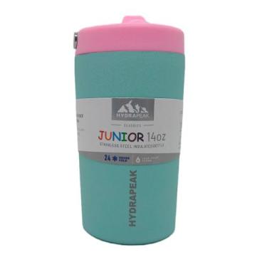 Imagem de Garrafinha de Agua Hydrapeak Junior 400ML - Bubblegum/Aqua 1040425