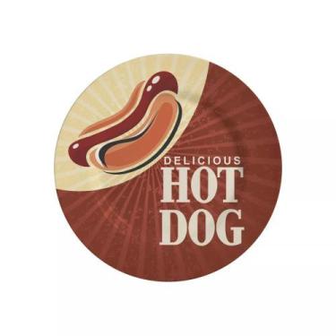 Imagem de Conjunto com 6 Pratos de Sobremesa Hot Dog Collection Ø21cm - Alleanza