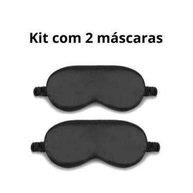 Imagem de Kit com 2 Máscaras de dormir com enchimento de camada dupla e tira elá