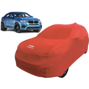 Imagem de Capa De Tecido Para Proteção Do Carro Bmw X6 Luxo - Mz, Vermelha