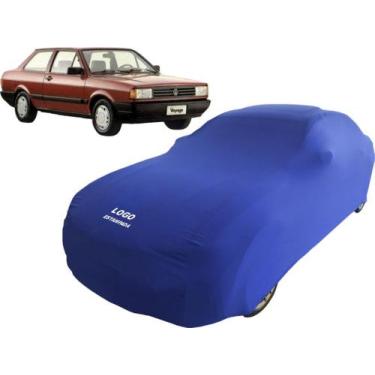 Imagem de Capa De Tecido Para Proteção Carro Vw Voyage Quadrado Luxo - Mz, Azul