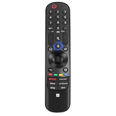 Imagem de Controle remoto Voice Magic para controle remoto de substituição LG compatível com LG 2023-2018 Smart Tvs Z3 G3 C3 B3 OLED QNED UHD 4K série 8k Mr23GA/GN controle remoto com função de ponteiro