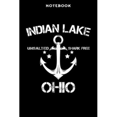 Imagem de Notebook ĪNDĪĀN LĀKĒ OHĪO Fūnnÿ Fishing Cāmping Sūmmēr Gift Sāÿing: 6" x 9", over 100 pages/Lined Journal,Management,Notebook Journal,Daily Organizer