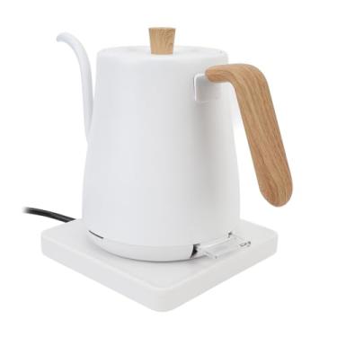 Imagem de Chaleira Elétrica Pescoço de Ganso, Bule de chá de Aço Inoxidável 304 de 1000 W 800 Ml Com Controle de Fluxo Preciso, Alça Ergonômica, Desligamento (Plugue UE 220V)