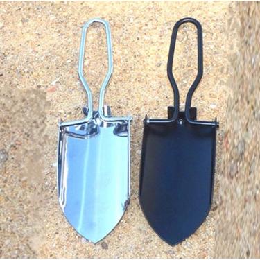 Imagem de Toasis Mini pá de mão dobrável para jardim (prata e preto - 2 peças)