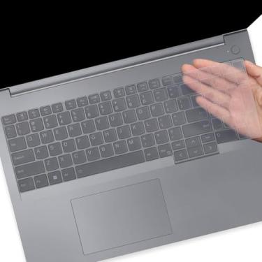 Imagem de Capa de teclado para Lenovo ThinkBook 16 G6 G7 G8 e ThinkBook 16p G4 G5 G6 de 16 polegadas (NÃO SERVE PARA ThinkBook 16 G4) - Transparente