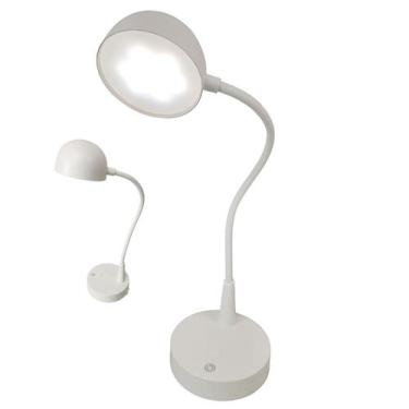 Imagem de Luminaria Abajur de Mesa Touch Led 3 Tons Flexivel USB Bateria Recarre