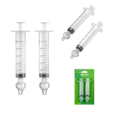 Imagem de Seringa Limpeza Nasal 10ml Adulto e Infantil c/2 - HC398 - Multi