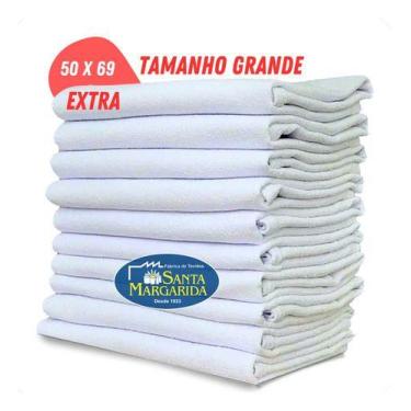 Imagem de Kit 50 Panos Prato Extra Grande Pé Galinha Santa Margarida PP24
