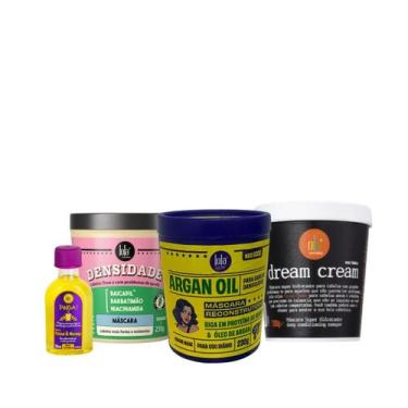 Imagem de Lola Cronograma Masc Argan Oil + Dream Cream + Densidade + Pinga! Óleo