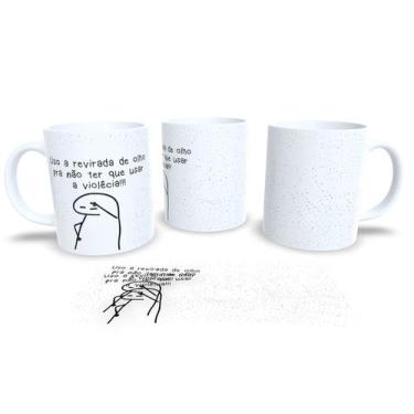 Imagem de Caneca de Porcelana Personalizada Flork Frases Engraçadas, Divertidas 