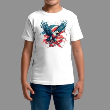 Imagem de Camisetas Infatil Country Moda Country Manga Curta Aguia Band - RodLiw