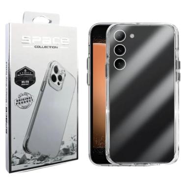 Imagem de Capa Capinha Clear Case Space Compatível Samsung Galaxy S23 Plus Rígida Anti Amarelamento Resistente