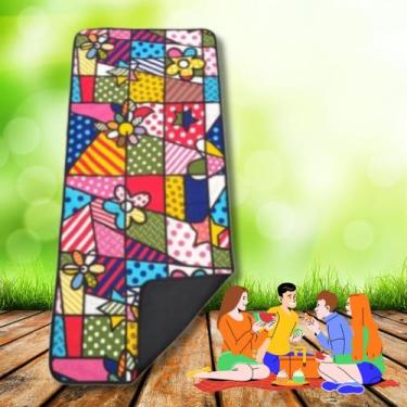 Imagem de Esteira de Praia e Piscina Lavável e Impermeável  Tamanho 150x70 MosRo