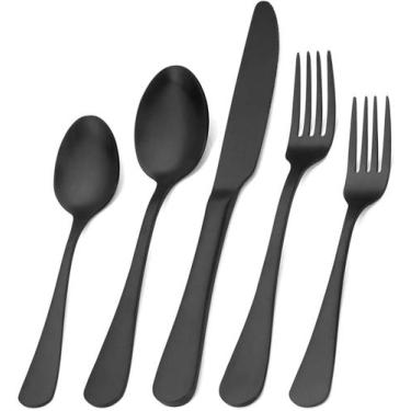 Imagem de Conjunto de Talheres SHARECOOK 30 Peças - Aço Inoxidável Matte Black