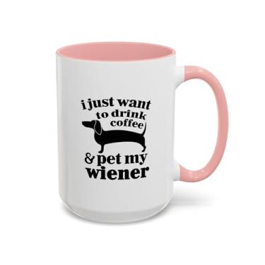 Imagem de Caneca divertida para amantes de cães, xícara de café engraçada para proprietários de dachshund, presente para amantes de animais de estimação, entusiastas de cães, caneca engraçada única, presente de