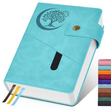 Imagem de Caderno de Jornal PAIBAS A5 - 365 Páginas, Capa Dura em Couro