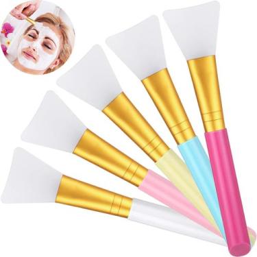 Imagem de Escovas de Máscara Facial de Silicone Patelai - 30 Peças em 5 Cores