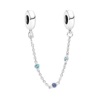 Imagem de Corrente de Prata 925 com Pingente Trevo - Para Pulseiras Pandora, B10