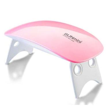 Imagem de Cabine Mini Secador De Unhas Esmalte Gel Led Sun Uv Portátil Dobrável 